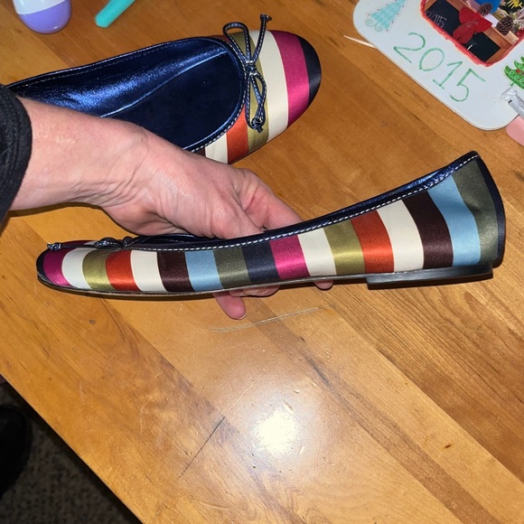 Coach Legacy Striped Satin Ballet Flats - Picture 6 of 16